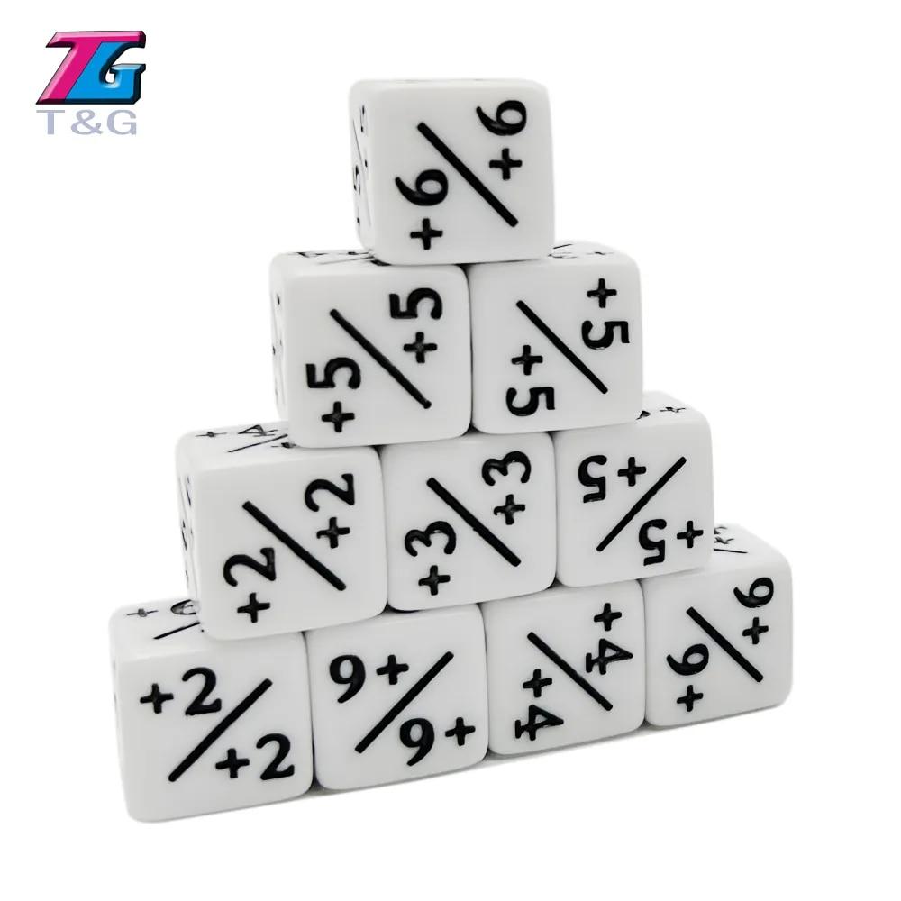 Игральные кости D6, игральные кости, высокое качество, D6, однотонные, смешанные цвета, мраморный эффект для математических игр, аксессуары для карточных игр MTG