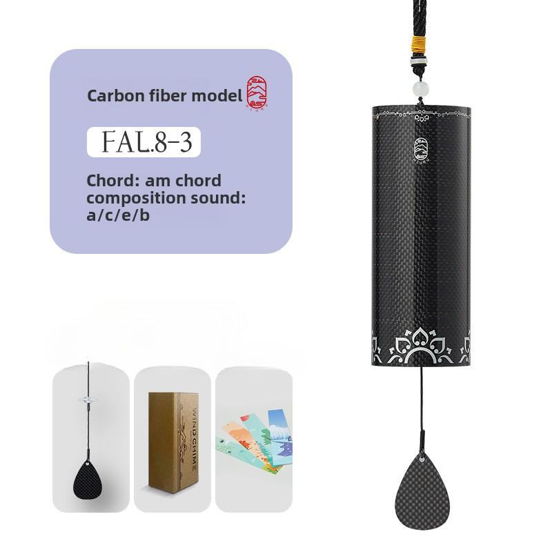 Chord Meditation Wind Chimes Healing Yoga Meditation Sound Therapy Carbon Fiber Rattle Percussion Instrument Help Sleep Ring Scale Wind Chimes