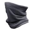 New Adjustable Warm Scarf Windproof Polar Fleece Neck Cover Solid Color Coldproof Fake Collar Autumn and Winter
