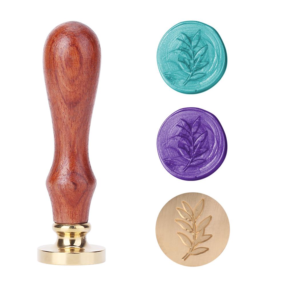 Деревянная ручка сургуч печать античный растительный узор сургуч штамп DIY ремесло инструмент