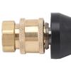 Pressure Sewer Jetter Nozzle G1/4 Sewer Pipe Cleaning Nozzle Stainless Steel Durable G3/8 Female Thread  Pipe Washing Nozzle