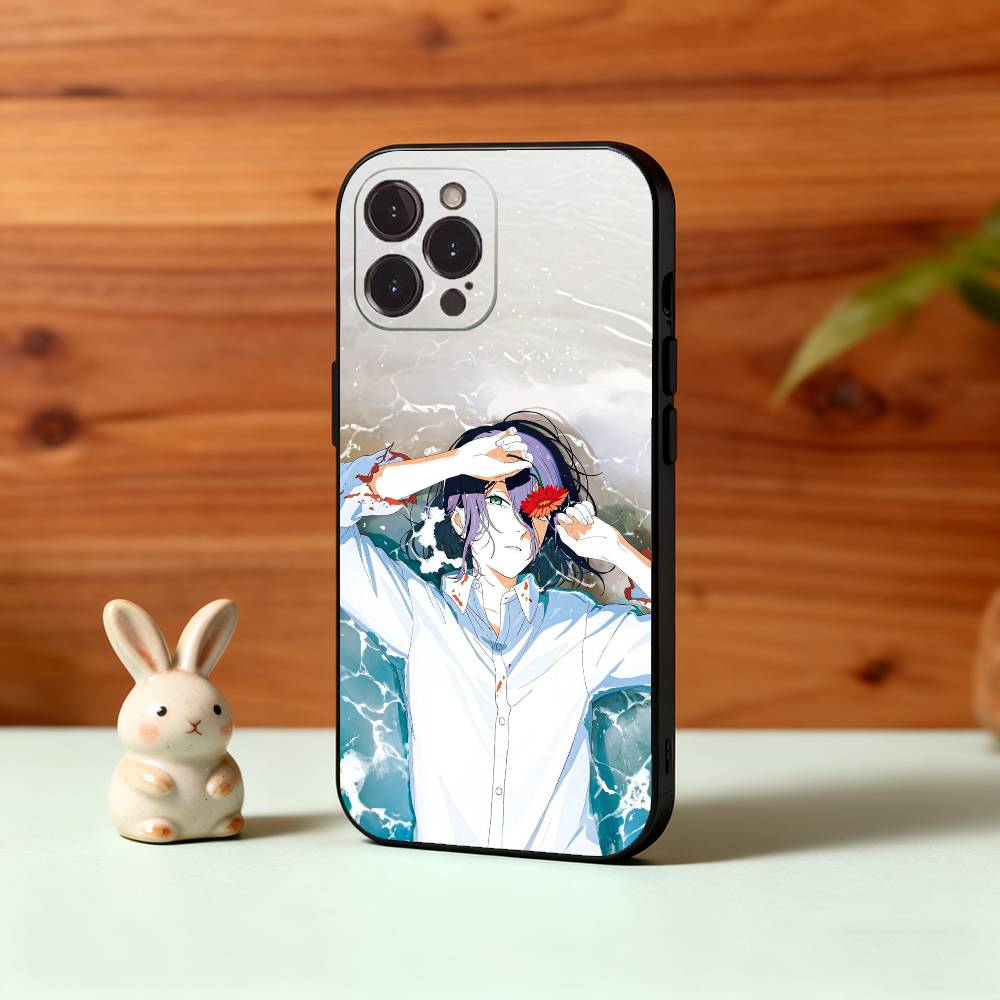 1 шт. Чехол для телефона C-Chainsawman Reze Arc Movie для iPhone17,16,15,14,13,12Plus,Pro Max,XS,5G Мягкий силиконовый черный чехол