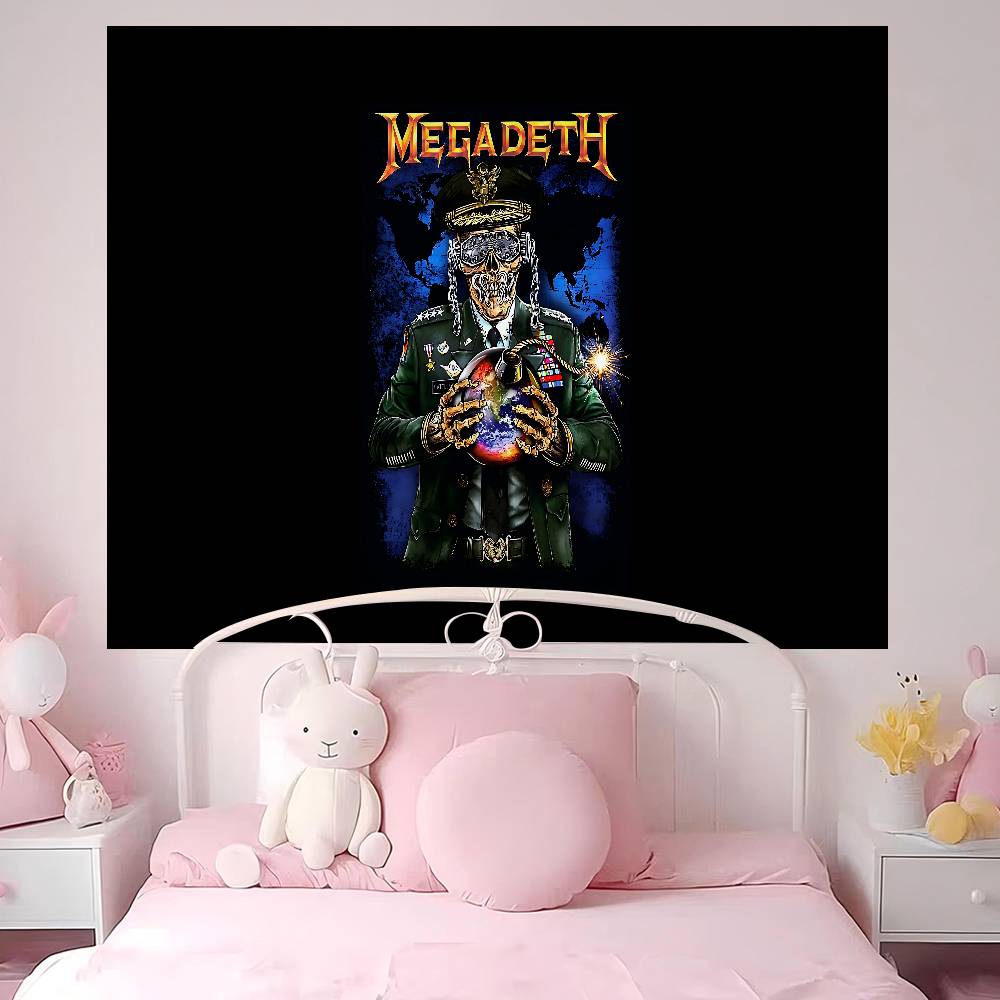 Рок-группа Megadeth Хиппи Настенные Гобелены Бохо Настенные Гобелены Мандала INS Домашний Декор