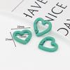 1pcs Metal Heart Spring Clasp Openable Love Shaped Carabiner DIY Backpack Bags Accessories