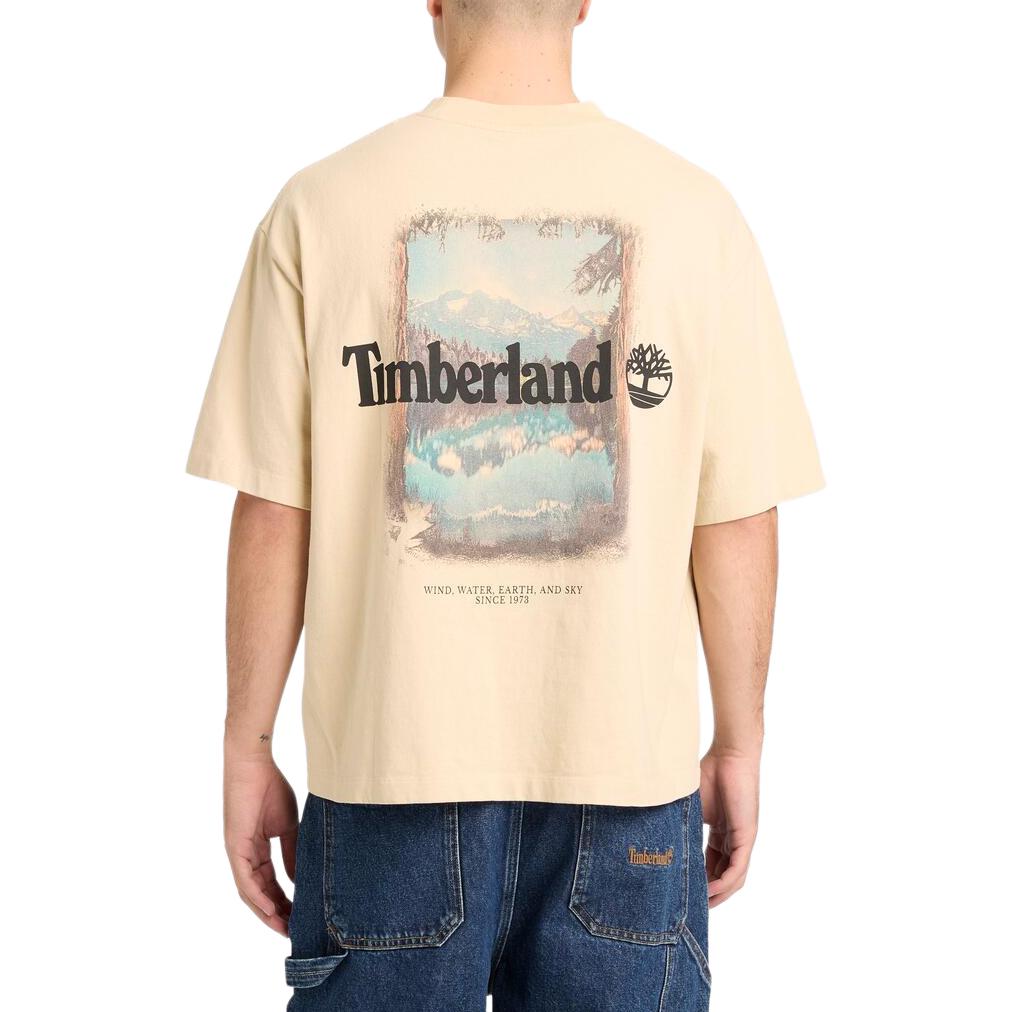 Timberland SS26 Дышащая футболка с круглым вырезом и короткими рукавами Мужские топы A5STQ260