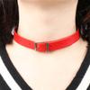New Punk Chain Bracelet Collar Necklace Leather Buckle Choker