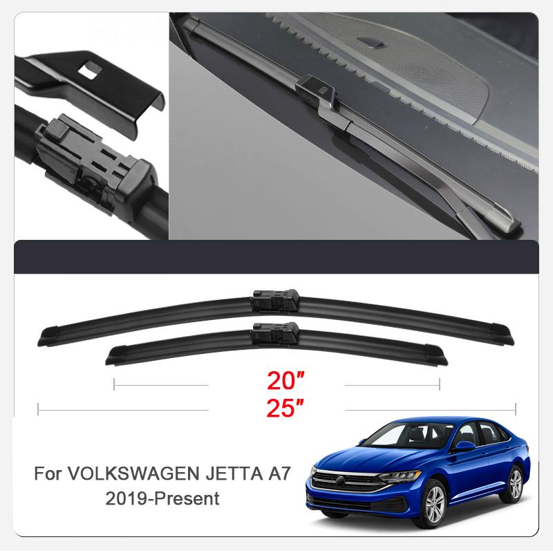 2шт автомобильные лезвия резиновые дворники для лобового стекла Volkswagen Altas Teramont Golf ID.3 ID.4 ID.5 ID.6 ID.7 JETTA TAOS T-CROSSTOUAREG