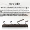 Chocolate Plus MIDI-контроллер ножного переключателя/4 кнопки/USB-перезаряжаемый/Управление через приложение/Портативный для MIDI-педали ножного контроллера
