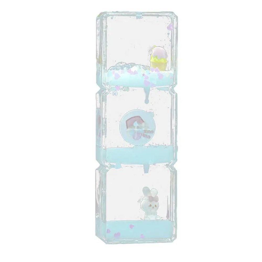 Креативные Жидкие Песочные Часы Акриловые Милые Кролики Настольные Украшения Мороженое Цветные Песочные Часы Таймер Настольные Декоративные Принадлежности