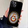 Классический чехол для телефона Galatasaray S-SK1905 для iPhone 16, 15, 14, 13, 12, 17, Pro Max, Plus, силиконовый, черный