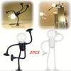 New Arrival 2-pack of Small Humanoid Night Lights, Foldable and Bendable Lamps, Table Lamps, Changeable Lamps - Creative and Fun Funny Table Lamps