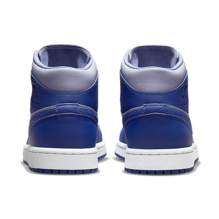 Женские кроссовки Air Jordan 1 Mid SE Iron Purple Deep Royal Deep-Royal-Blue White DH7821-500