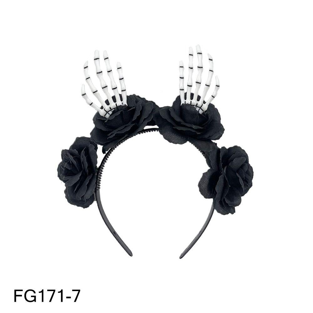 Костюм для вечеринки Хэллоуин Головной убор Фотореквизит День мертвых Головной убор для женщин