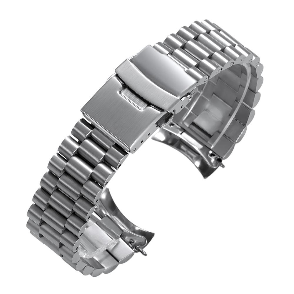 Роскошный браслет из нержавеющей стали 20 мм 22 мм ремешки для Seiko SKX007 SKX009 ремешок для дайвинга для мужского делового браслета
