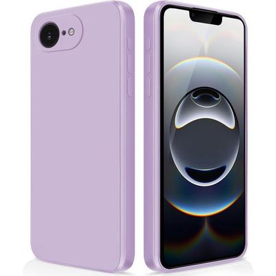 Защитный чехол - BOOLING - для iPhone 16-го - Жидкий силикон - Фиолетовый - Защита от царапин