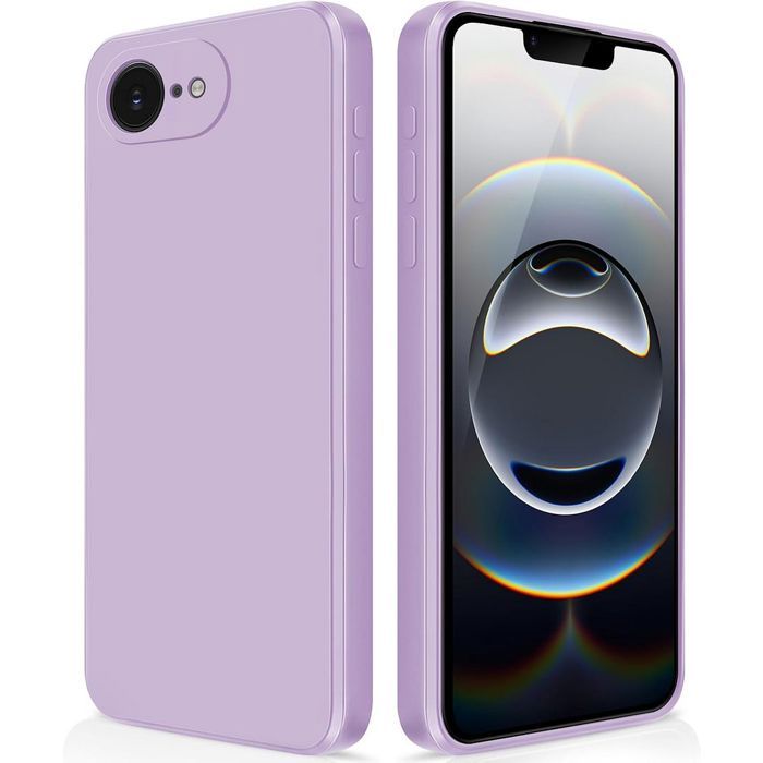 Защитный чехол - BOOLING - для iPhone 16-го - Жидкий силикон - Фиолетовый - Защита от царапин