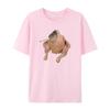 Trendy Classic and Interesting Fish Face Chicken Emoji Pack White Casual Tshirt Mens and Womens Luxury Brand Top