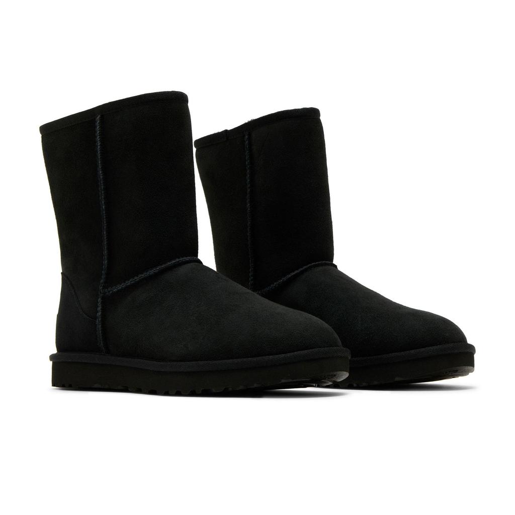 UGG Womens Classic Short II 'Black' (women's sizes) Black Snow Boots 1016223 BLK