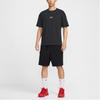 Nike Sportswear T Shirts Men's Black Crew Neck Moderate IH1170-010