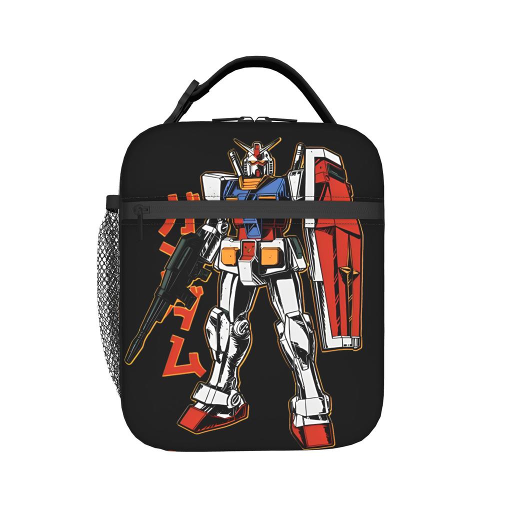 RX 78 2 Гандаммы Изолированные Сумки-Ланчбоксы Герметичный Контейнер для Еды Термосумка Сумка-Тоут Ланч-Бокс для Колледжа На Открытом Воздухе Пенал для Бенто
