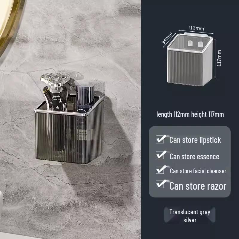 Настенный органайзер для ванной комнаты Lin Zhi для зубной щетки, зубной пасты и расчески (Без перфорации)