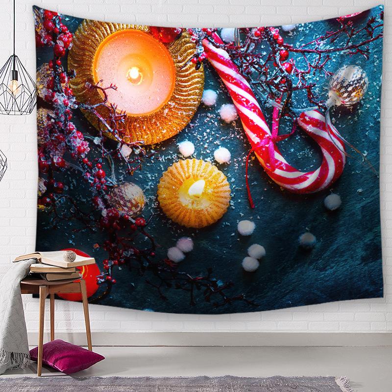 Рождественский гобелен в европейской и американской рождественской серии, гобелен для гостиной, спальни, скатерть