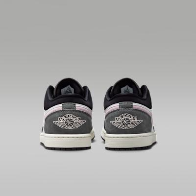 Air Jordan 1 Low SE 'Черный Ледяной Карминный Железно-Серый'