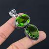 Peridot Gemstone Pendant Solid 925 Sterling Silver Pendant Jewelry Gift For Unisex LG-030