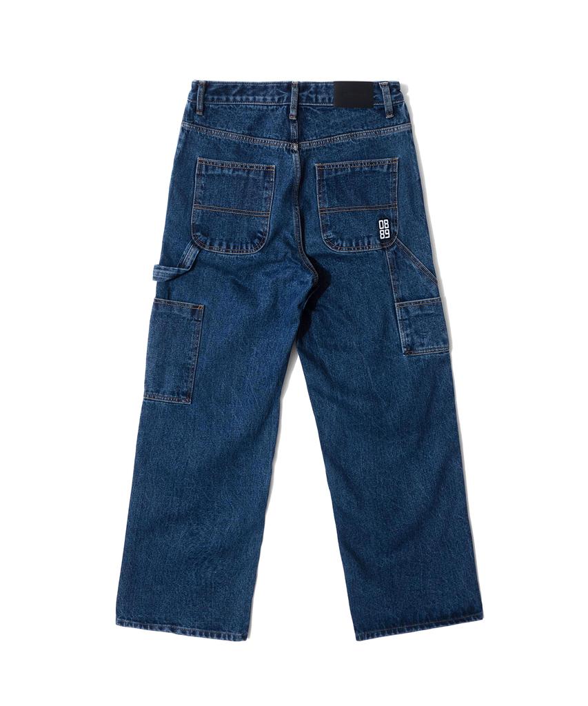 QT8 GARMENTS Rg Джинсовые брюки-карго (Темно-синий)