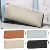 Handmade Pen Storage Bag PU Leather Pencil Pouch Fashion Leather Pencil Bag  School