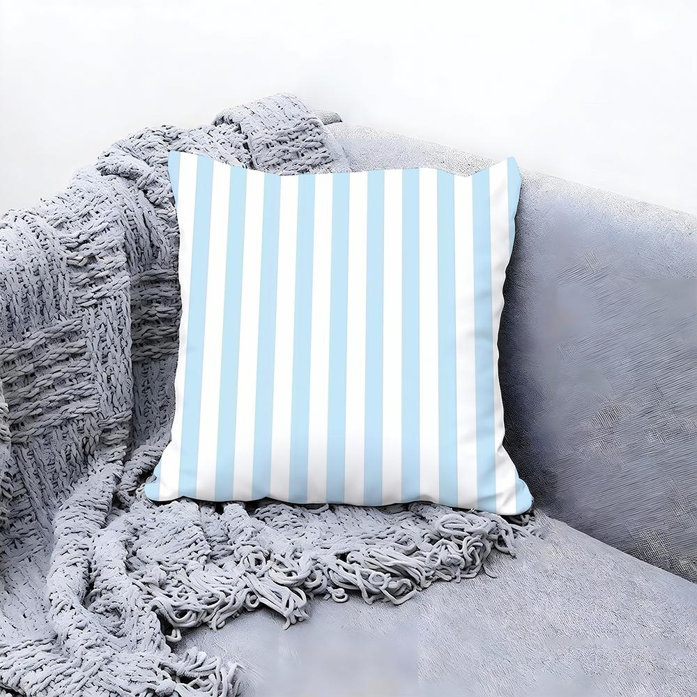 slim stripes Cushion Cover Premium Comfort Reversible Pillow Cove Two in One Design for Any Room Car Interior