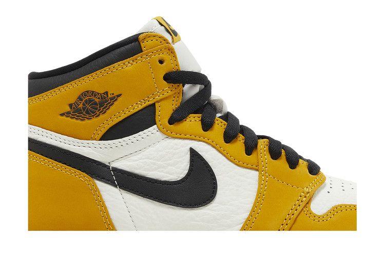 Jordan 1 Ретро High OG Желтый Охра (GS)