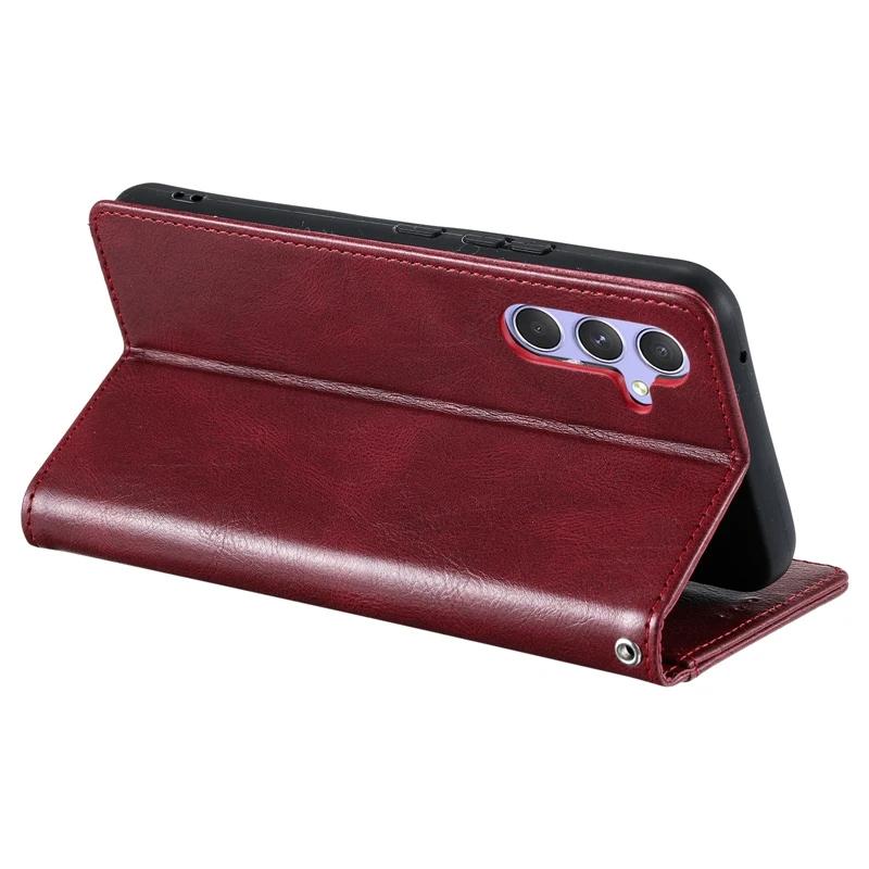 6 Card Slots Wallet Case for Samsung S24 S23 FE S22 S21 S20 Ultra A54 A53 A34 A15 A24 A14 A55 A05 A35 Photo Frame Stand Magnetic Flip PU Leather Cover
