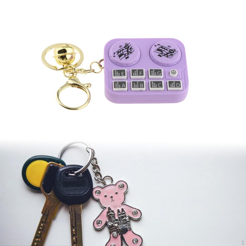 Подвеска для ключей DJ с подсветкой, декоративный музыкальный инструмент для музыки