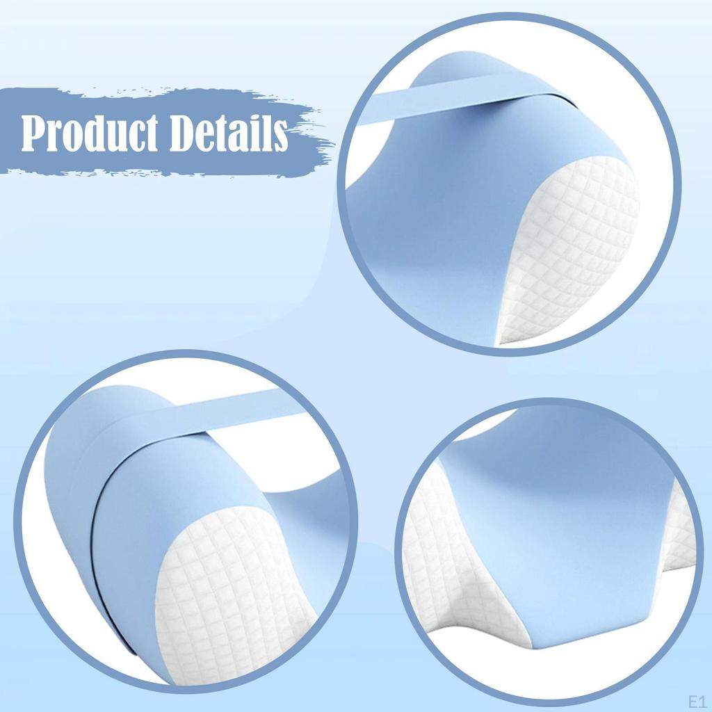 Back Sleeping Pillow Memory Foam,Head Neck Support,Antiside Ergonomic Versatile