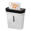 Iris Ohyama Home Shredder, Micro Cross-Cut, Shreds 3 Sheets, Staple Compatible, 3-Minute Continuous Use, 8.9L Dust Bin, Holds 120 A4 Sheets, Compact,