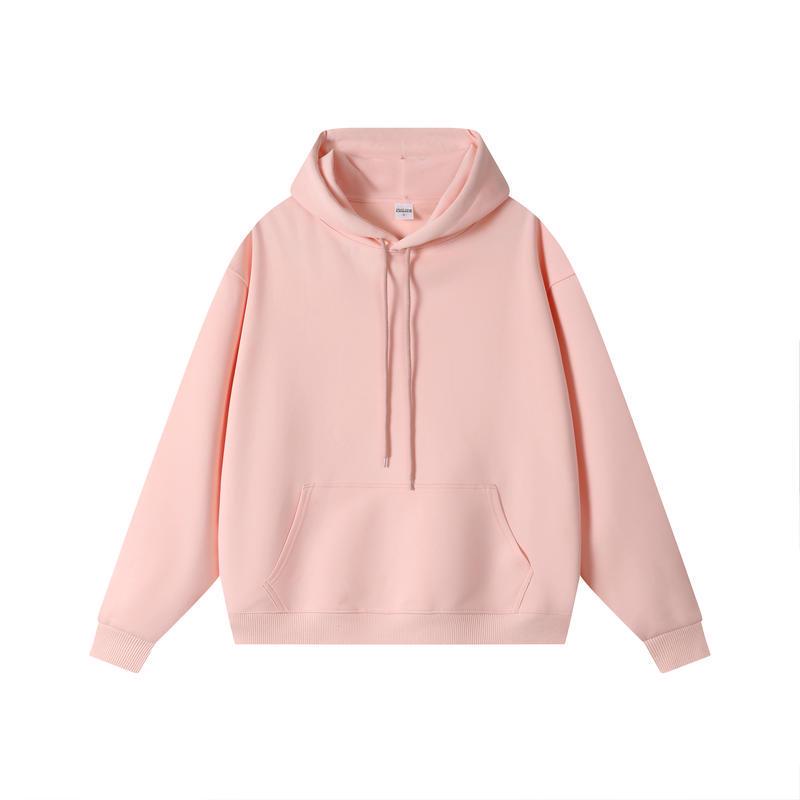 Women's Thick Hooded Pullover Sweatshirt - Loose, Drop Shoulder, Cute & Versatile College Style for Autumn 2024 Arrival
