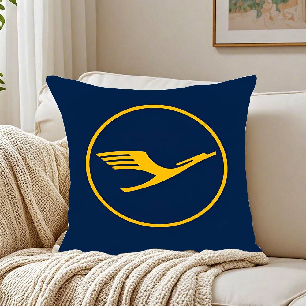 Lufthansa German Airlines Наволочка с принтом, наволочка для гостиной, дивана, чехол для подушки и декор для спальни