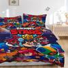 Brawl Stars Epic Battle Arena Print 3Pcs Bedding Setduvet Cover With 2 Bedropillowcase Home Birthday Gift
