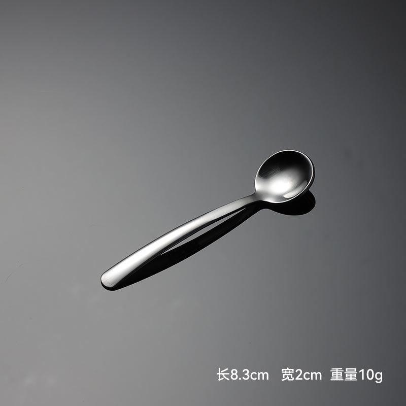 Обычная ложка для приправ из нержавеющей стали 304, упакованная и прессованная решетка для приправ, маленькая ложка, мини-десерт, подарочная ложка для сахара