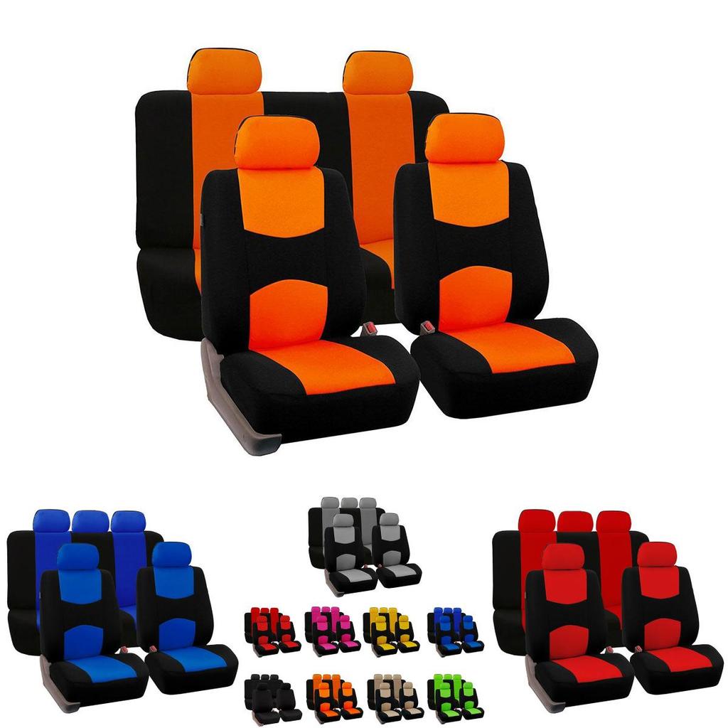 Роскошные универсальные чехлы на сиденья для седана, грузовика, минивэна, удобные и стильные, 12 цветов