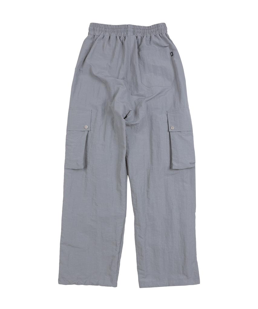 WHEN YOU MOVE Parachute Nylon Cargo Pants A Grey