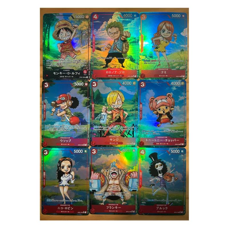 One Piece DIY Обезьяна Ророноа Зоро Д. Луффи Самоконтроль Коллекционирование Подпись Торговая Флэш-карта Аниме Мультфильм Милый Подарок 63*88мм