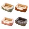 Plush Pet Nest Orthopedic Dog Sofa Bed for Small Medium Dogs Soft Cat Couch Washable Cat/Puppy Sleeping Bed