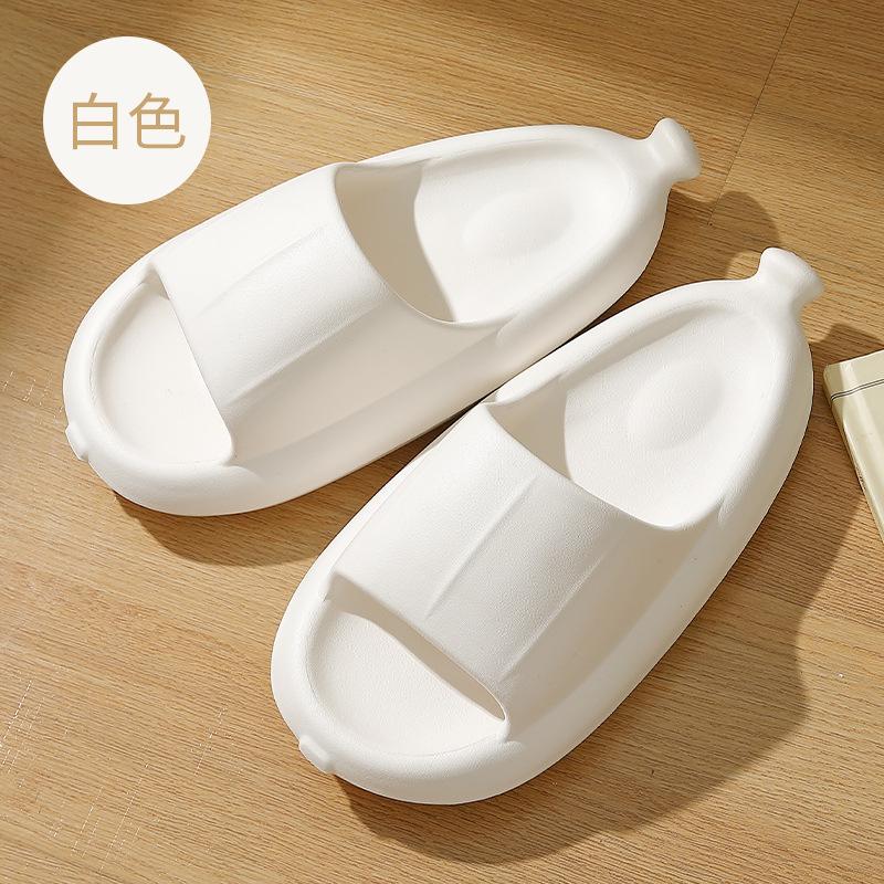 Модные летние милые мягкие тапочки с животными для женщин, модные домашние сандалии с рыбой-клоуном для пар, для ванной комнаты, противоскользящие тапочки на платформе