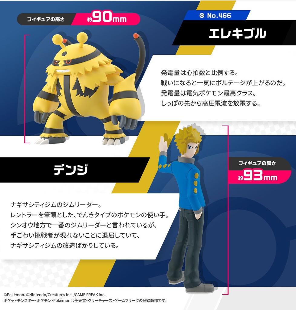 POKEMON SCALE WORLD Синно Денджи Электривайр Bandai 2022 Центр