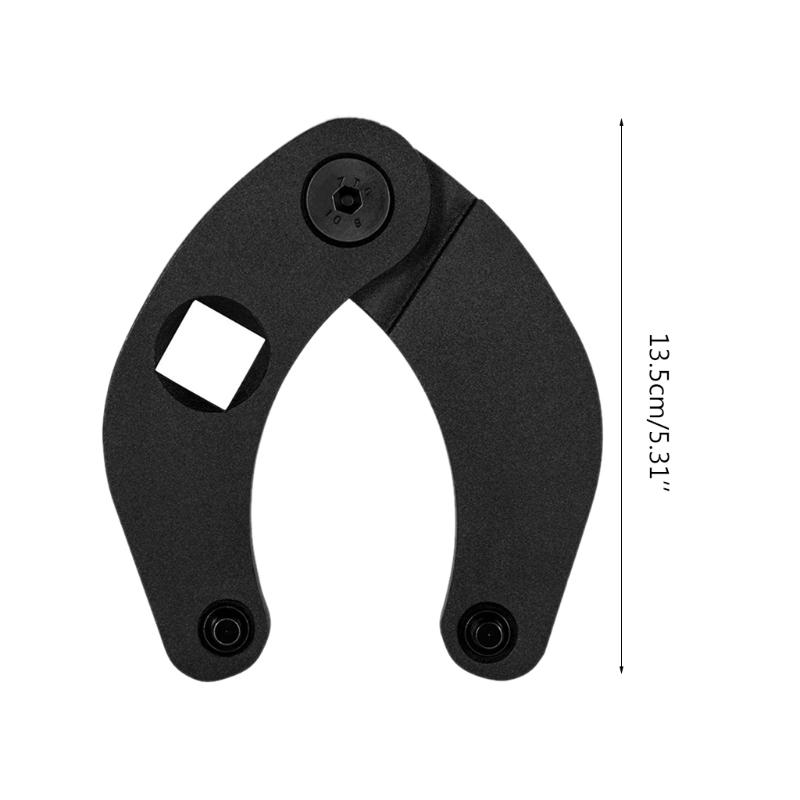 Black Adjustable Gland Nut Wrench for Hydraulic Cylinders on Most Farm and Construction Equipment for Case 480E/580/580D