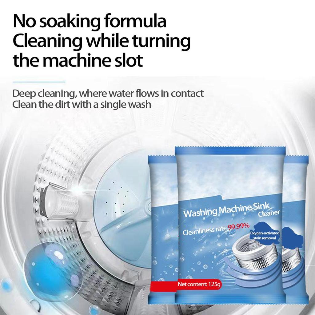 Кислородный очиститель для стиральной машины - Стерилизует, дезинфицирует и удаляет накипь с эффективностью 99%