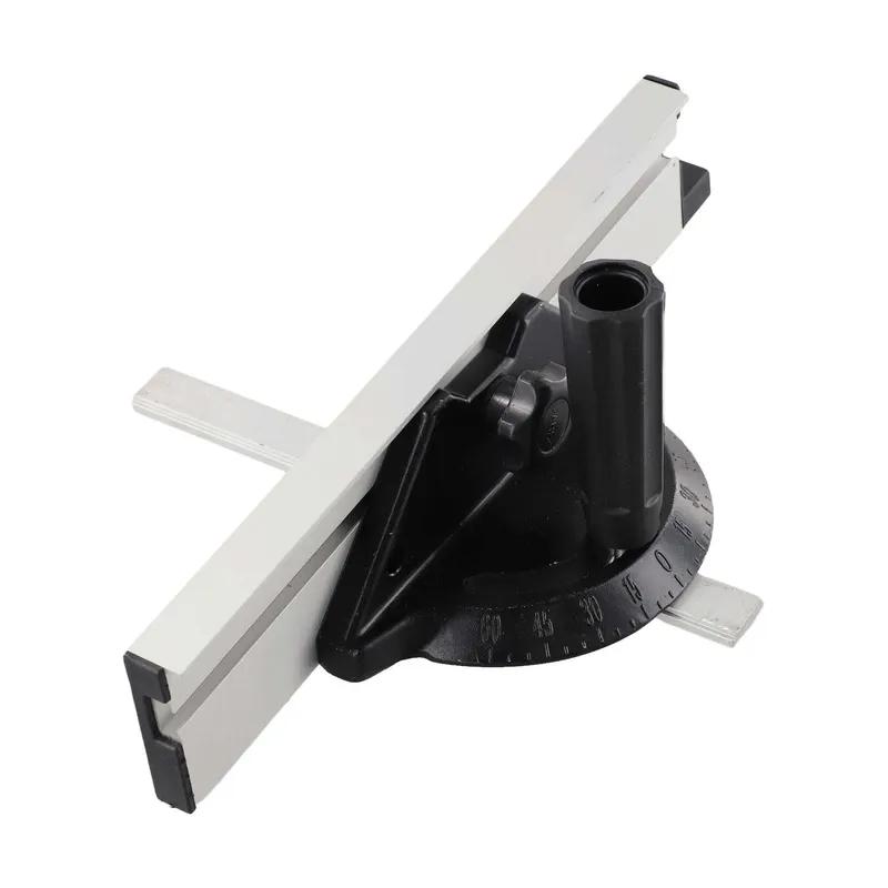 Angle Plate Ruler Miter Gauge Aluminum Alloy DIY For Table Saw Multifunction Push Block Fence System Woodworking Tools