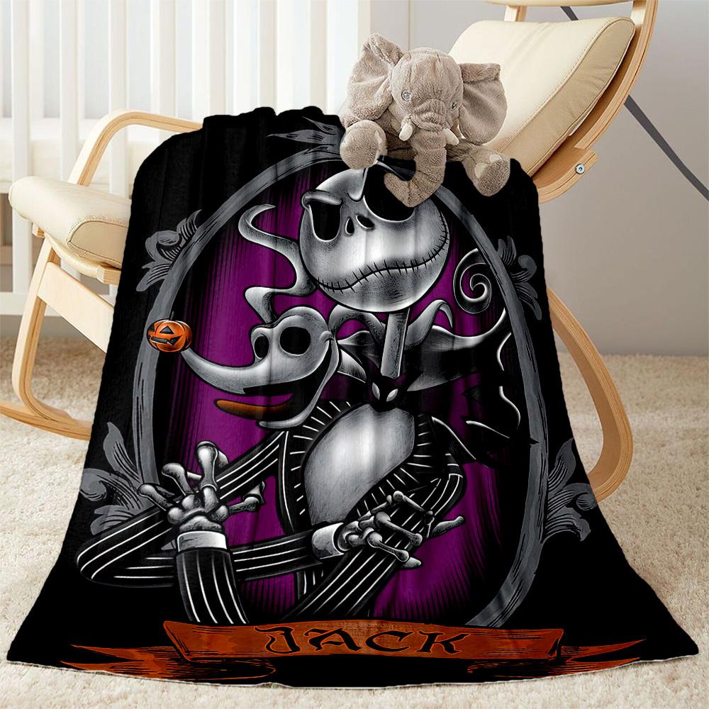 Christmas Nightmare Blanket Ultra-Soft Great for Bedding Couch Bed for All Seasons Playful Design Ideal Gift for Friends Family Couples Picnic